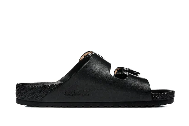 Birkenstock Arizona Sandales Noires à Double Bride Casual 4