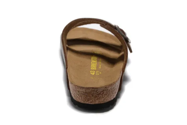 Birkenstock Arizona Brown Leather Two-Strap Casual Sandals 3