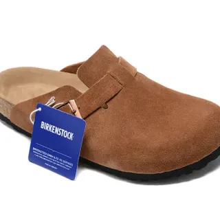 Birkenstock Arizona বাদামি সুয়েড ক্লগ
