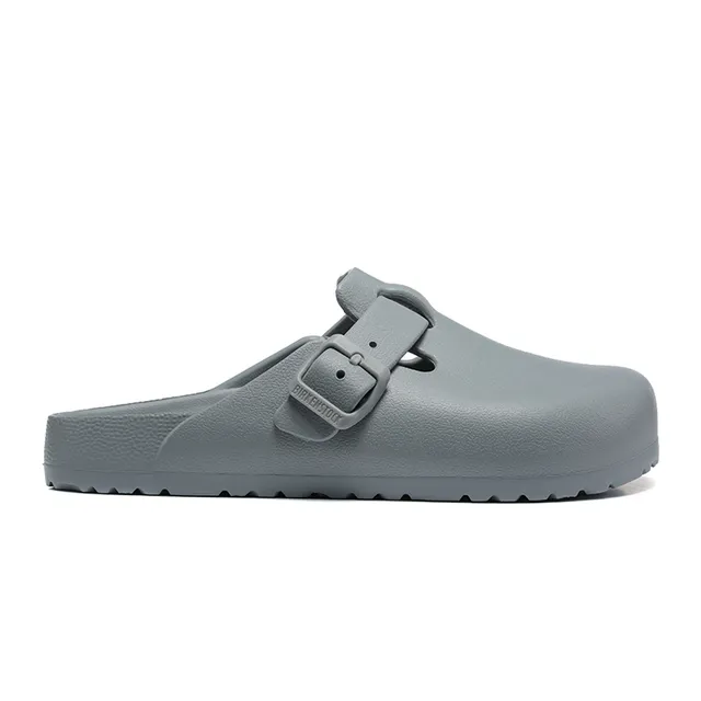 Birkenstock Arizona Gray Molded EVA Construction Single Adjustable Strap Clog 2