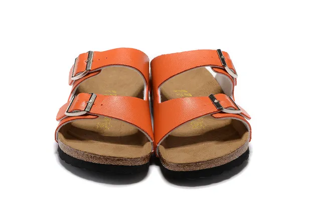 Birkenstock Arizona Orange Sandales casuales à deux brides 3