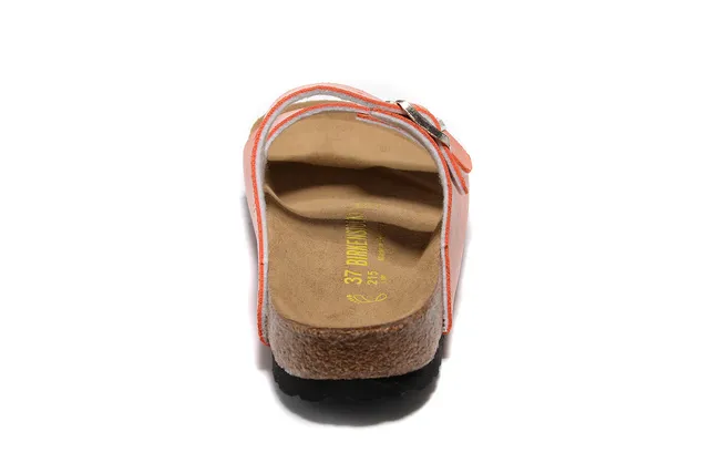 Birkenstock Arizona Orange Sandales casuales à deux brides 5