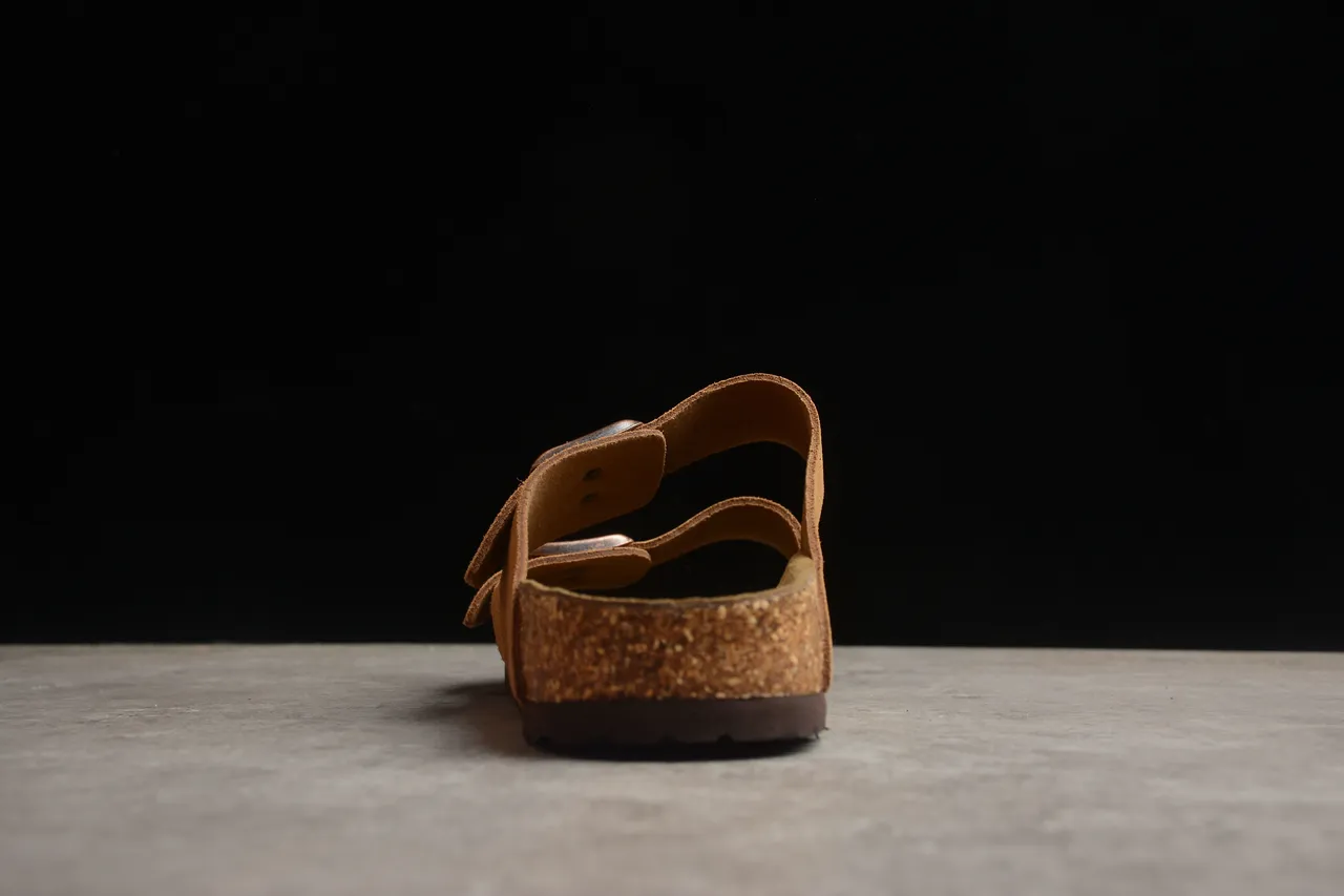 Sandales Birkenstock Arizona Tan Suede Casual 8