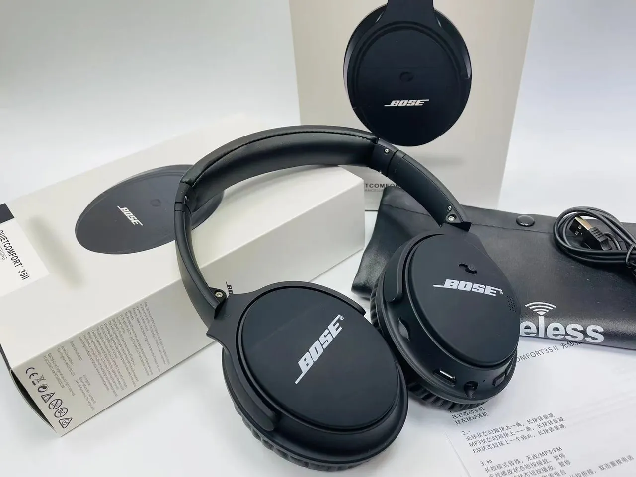 Bose QuietComfort Pink Gold Circumaural Noise-Cancelling Over-ear Headphones 6