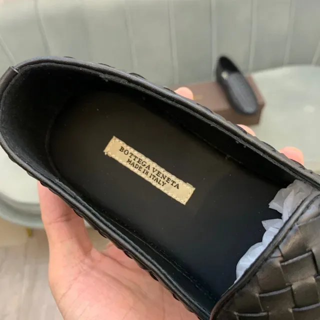 Bottega Veneta Andiamo Black Intrecciato Woven Loafers 3