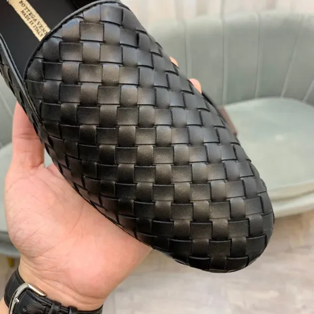 Bottega Veneta Andiamo Black Intrecciato Woven Loafers 4