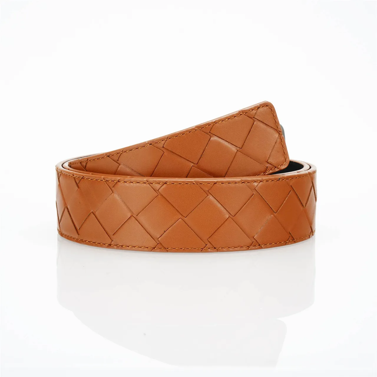 Bottega Veneta Cinto Cassette Intrecciato de couro 3