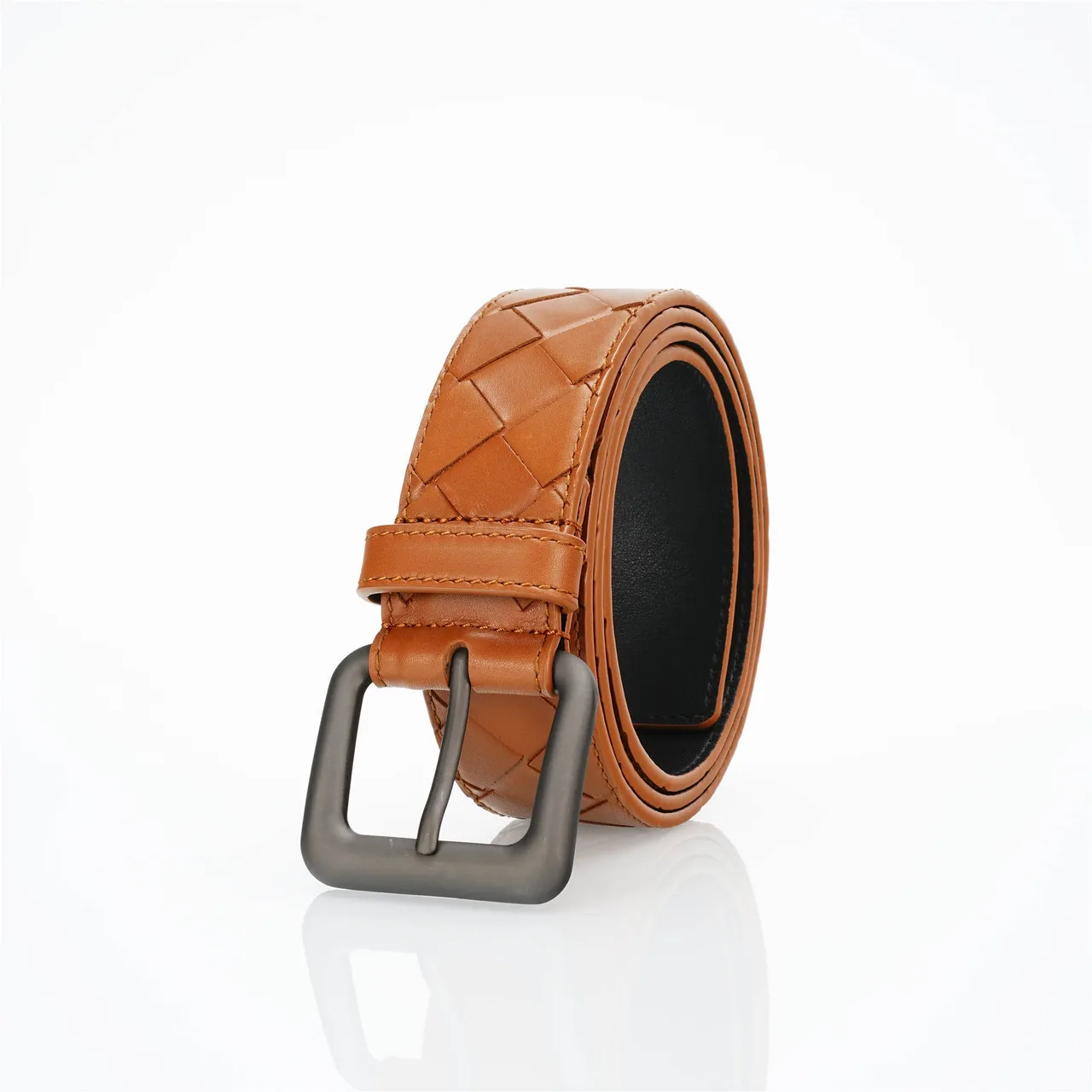 Bottega Veneta Cinto Cassette Intrecciato de couro 7
