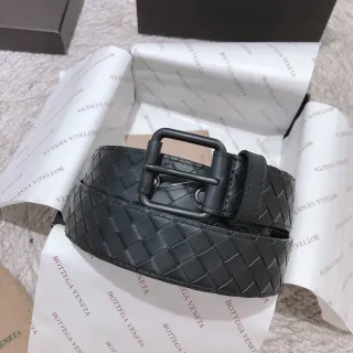 Bottega Veneta Cassette Intrecciato Woven Leather Belt