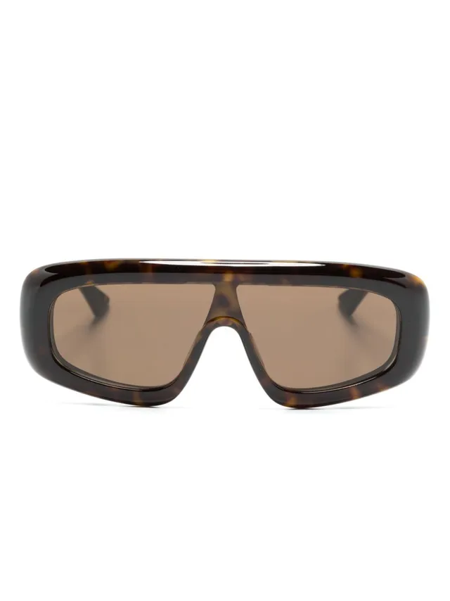 Bottega Veneta Shield BV1281S Oversized Shield Sunglasses 7