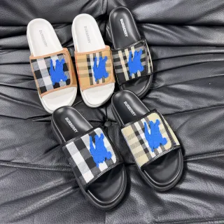 Burberry Knight Check Slide Slippers