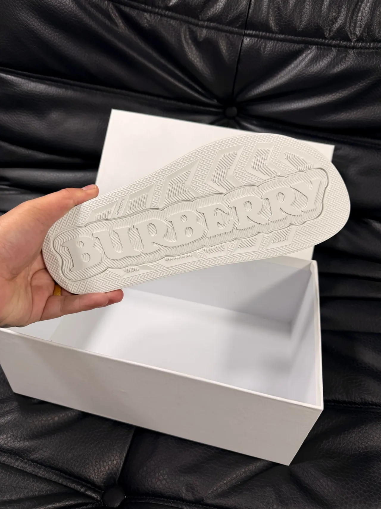 Burberry Knight Check Slide Slippers 2