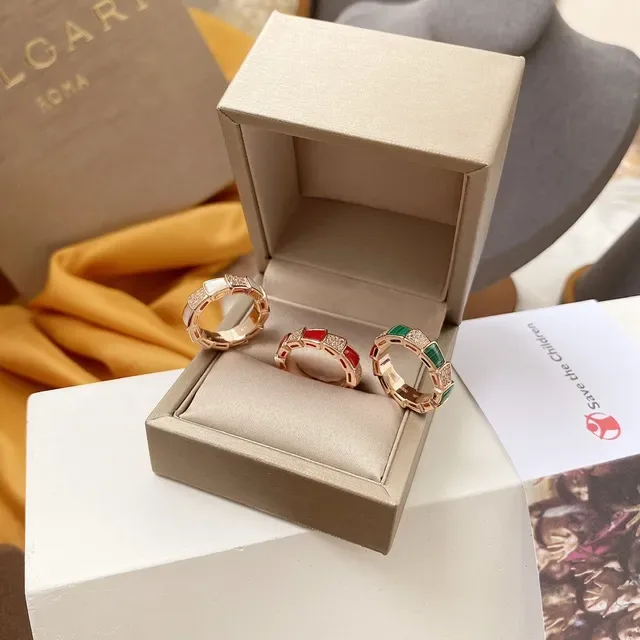 Bvlgari B.zero1 Gold Multicolor Hexagonal Segmented Band Pavé-Set Stones Ring 1