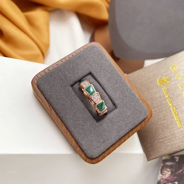 Bvlgari B.zero1 Gold Multicolor Hexagonal Segmented Band Pavé-Set Stones Ring 4
