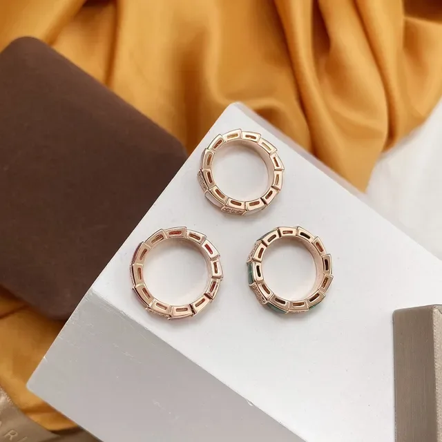 Bvlgari B.zero1 Gold Multicolor Hexagonal Segmented Band Pavé-Set Stones Ring 5