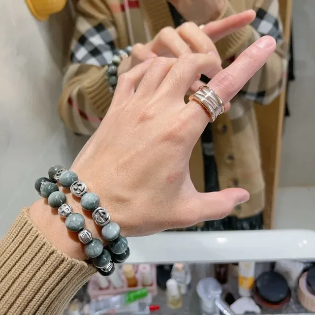 Bvlgari B.zero1 Multi-Band Ceramic and Rose Gold Ring 5