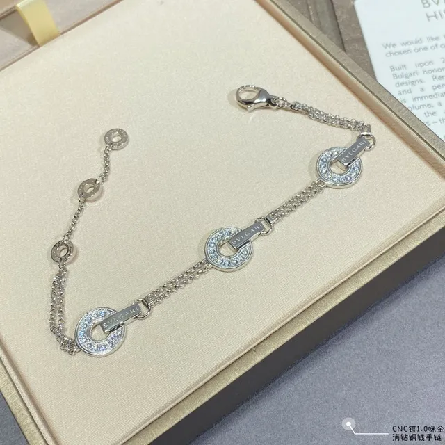 Bvlgari B.zero1 Pavé Circular Link Chain Bracelet 4