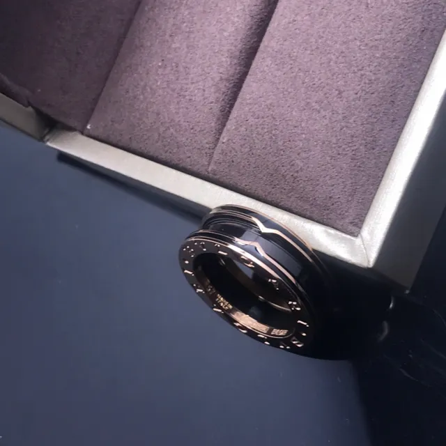 Bvlgari B.zero1 Rock Bagues en Céramique et Métal Noir 3