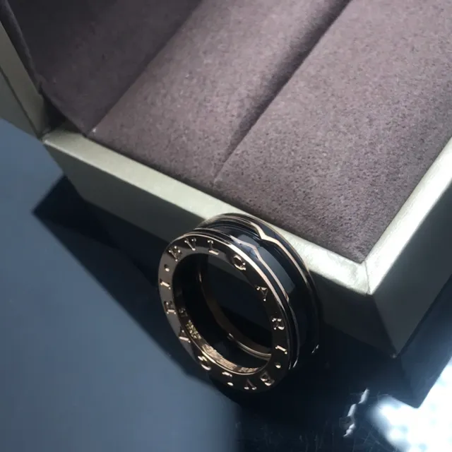 Bvlgari B.zero1 Rock Bagues en Céramique et Métal Noir 4
