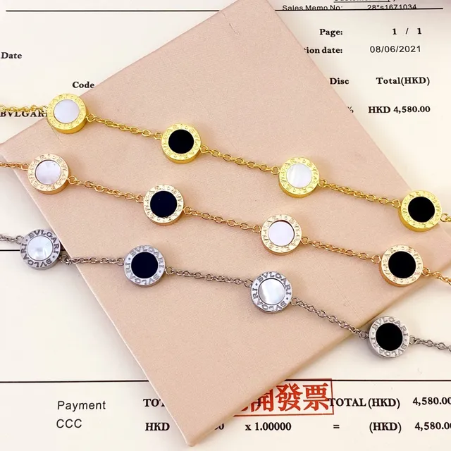 Bvlgari B.zero1 Rock doré Mère-de-perle et Onyx Bracelet 2