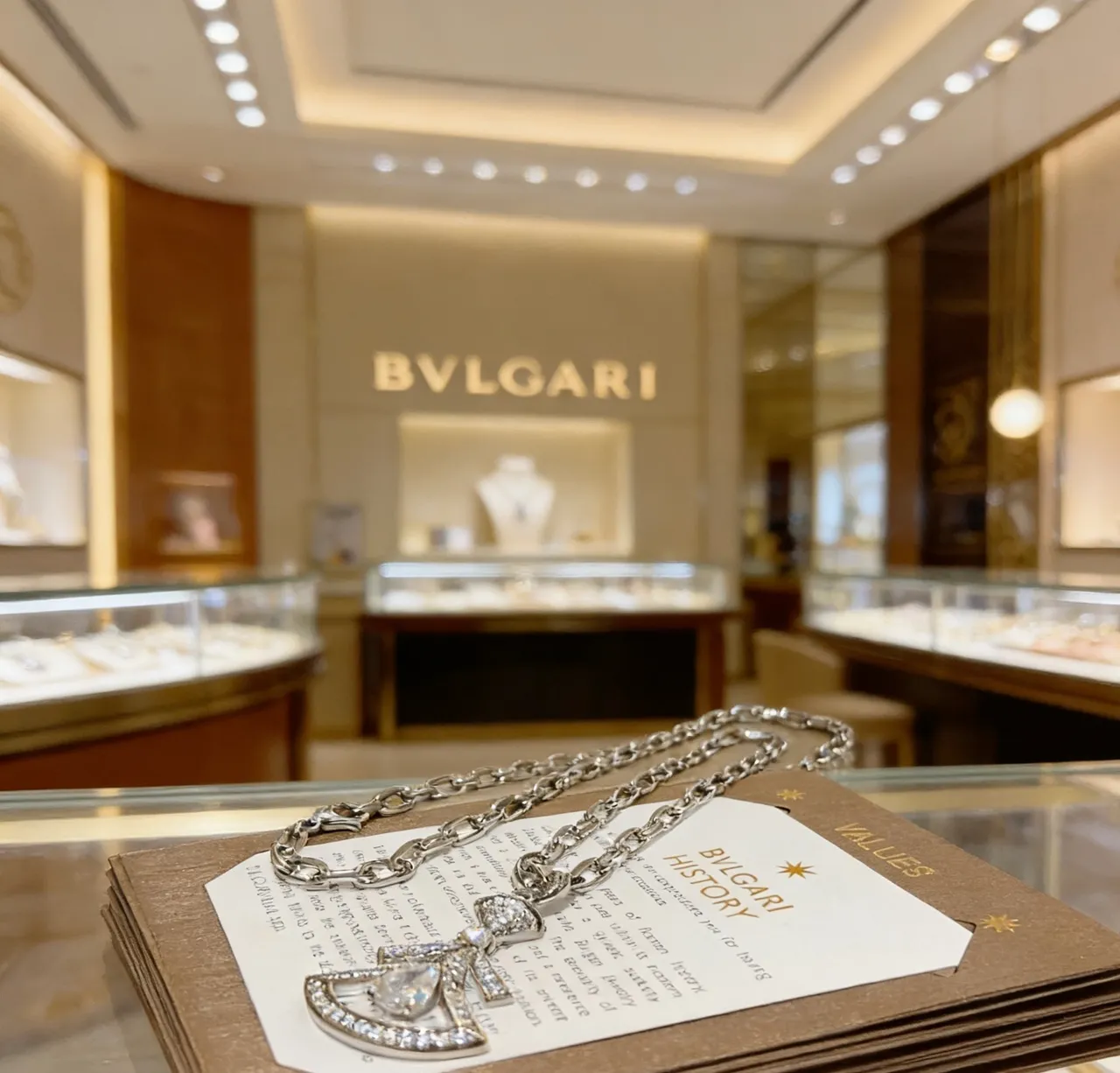 Bvlgari Divas’ Dream Nœud Motif Pendentif Diamant Colgante 2