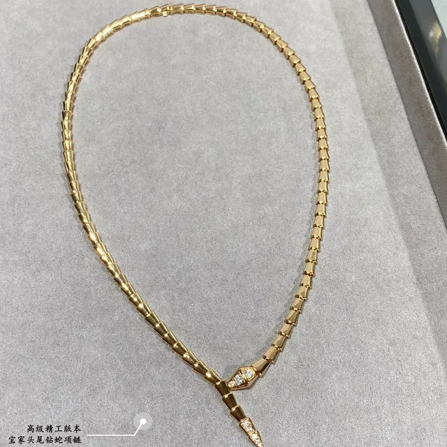 Bvlgari Serpenti Viper Collier en or et diamants 9