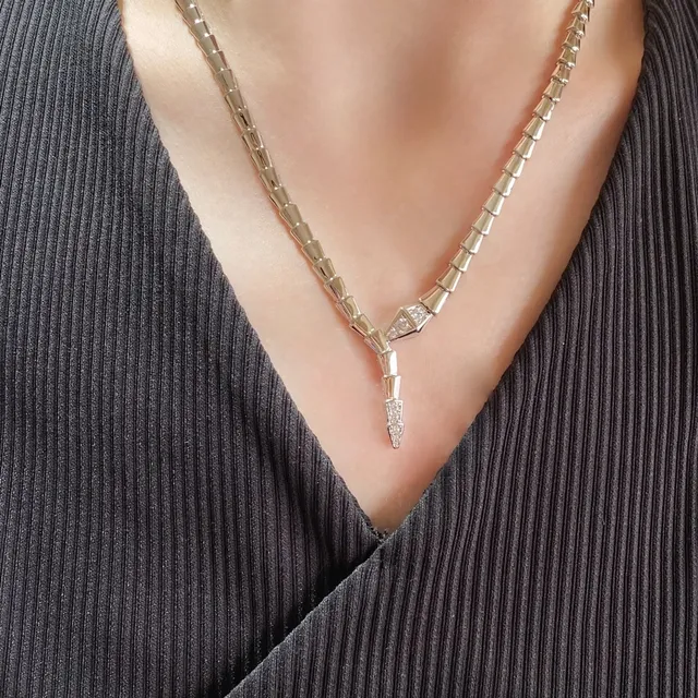 Bvlgari Serpenti Viper Collier en or et diamants 7