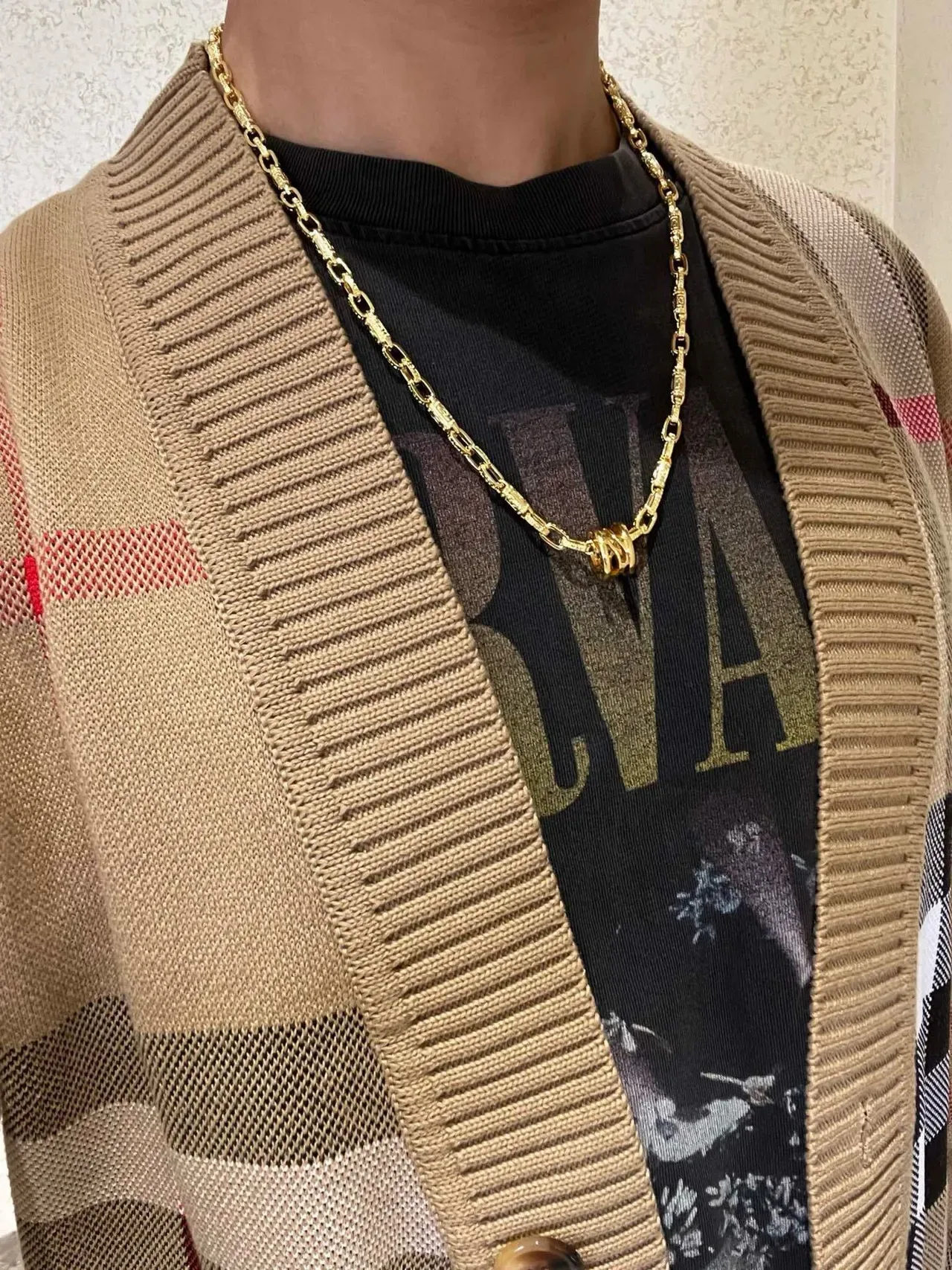 Bvlgari Tubogas-Style Gold Chain Necklace 2