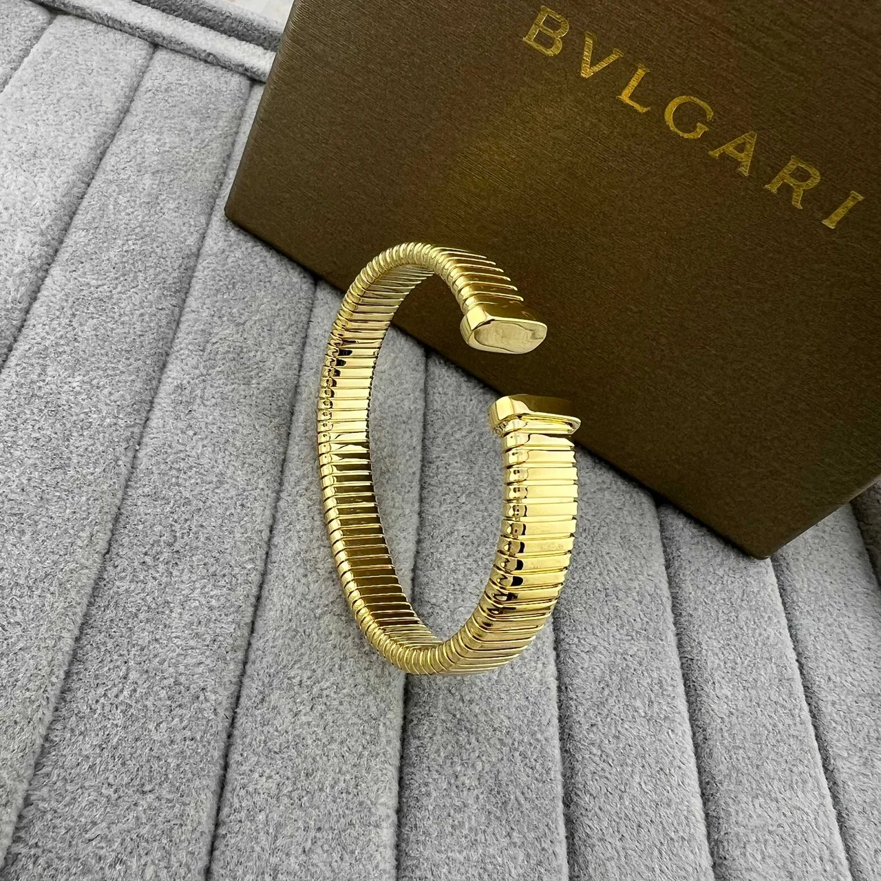 Bvlgari Tubogas Yellow Gold and Rose Gold Bracelets 3