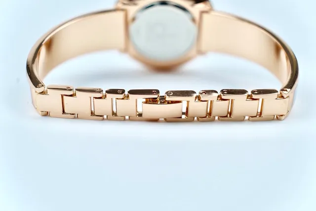 Calvin Klein Minimalist Bangle White Strap Quartz Watch 5