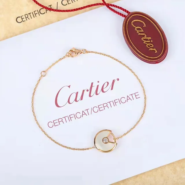 Cartier Amulette de Cartier المالاكايت اليشم الأحمر اللؤلؤي اليونكس قلادة 4