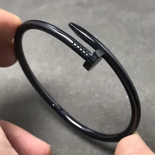 Cartier Juste un Clou Black Polished Nail Motif Bracelet