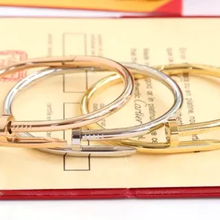 Cartier Juste un Clou سوار ذهب وردي ذهب أبيض ذهب أصفر سوارات