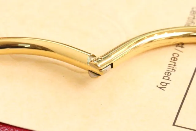 Cartier Juste un Clou سوار ذهب وردي ذهب أبيض ذهب أصفر سوارات 3