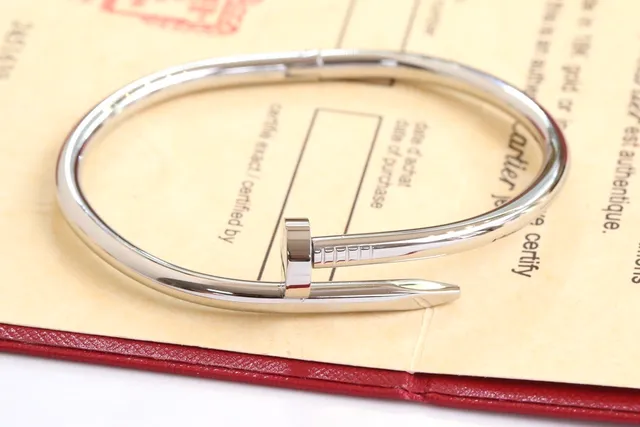 Cartier Juste un Clou سوار ذهب وردي ذهب أبيض ذهب أصفر سوارات 8