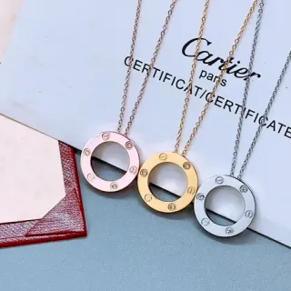 Cartier Juste un Clou Circular Screw Motif Necklace