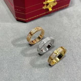 Cartier Juste un Clou Anillo estrecho full pavé de diamantes