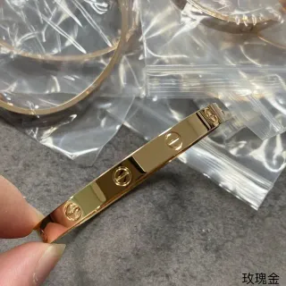 Cartier Love سوار ذهبي مصقول مع إكسسوار براغي