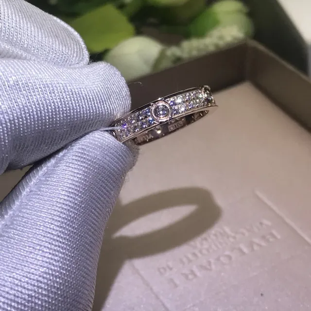 Bague Cartier Love Pavé-Set Triple-Screw Large Bande 4