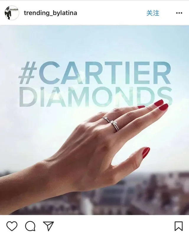 Bague Cartier Argent Transparente Solitaire Pierre Centrale Pavé 5