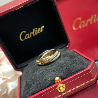 Cartier Trinity Three-Tone Interlocking Ring