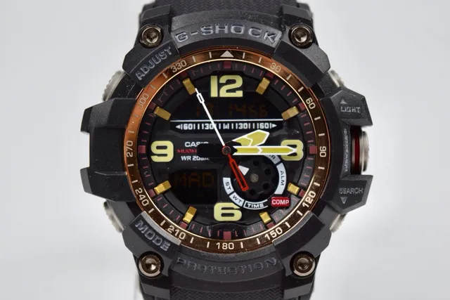 Casio G-Shock GA-100 Black and Gold Sports Watch 8