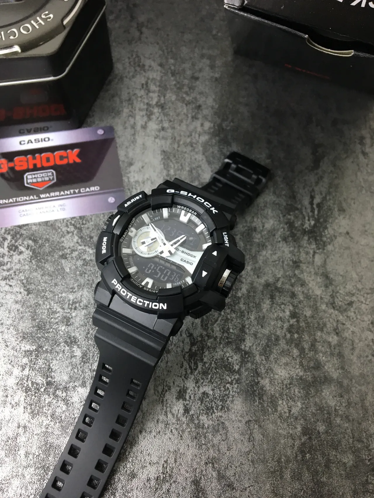 Casio G-Shock GA-100 Noir Rugged Analogique-Numérique Montre Sportive 7
