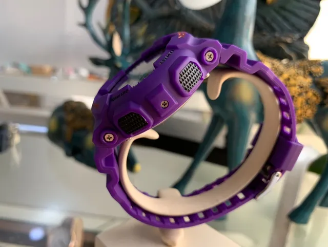 Casio G-Shock GA-100 Purple and Orange Sports Watch 5