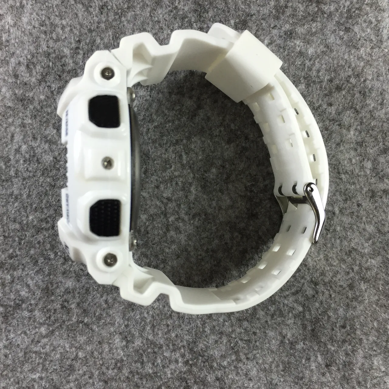 Casio G-Shock GA-100 White and Black Sports Watch 11