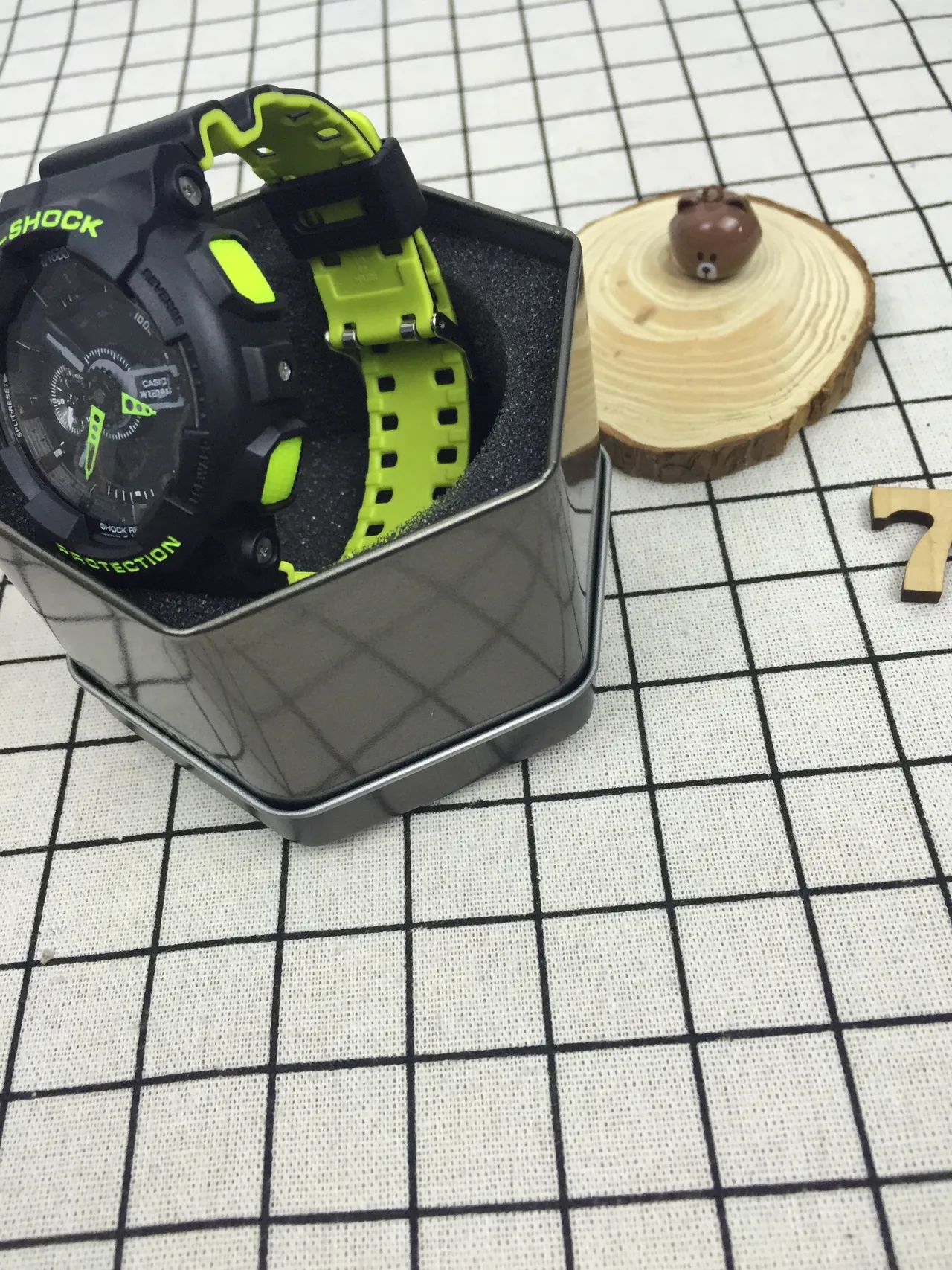 Casio G-Shock GA-110 Noir et Vert Lime Montre Sport 8
