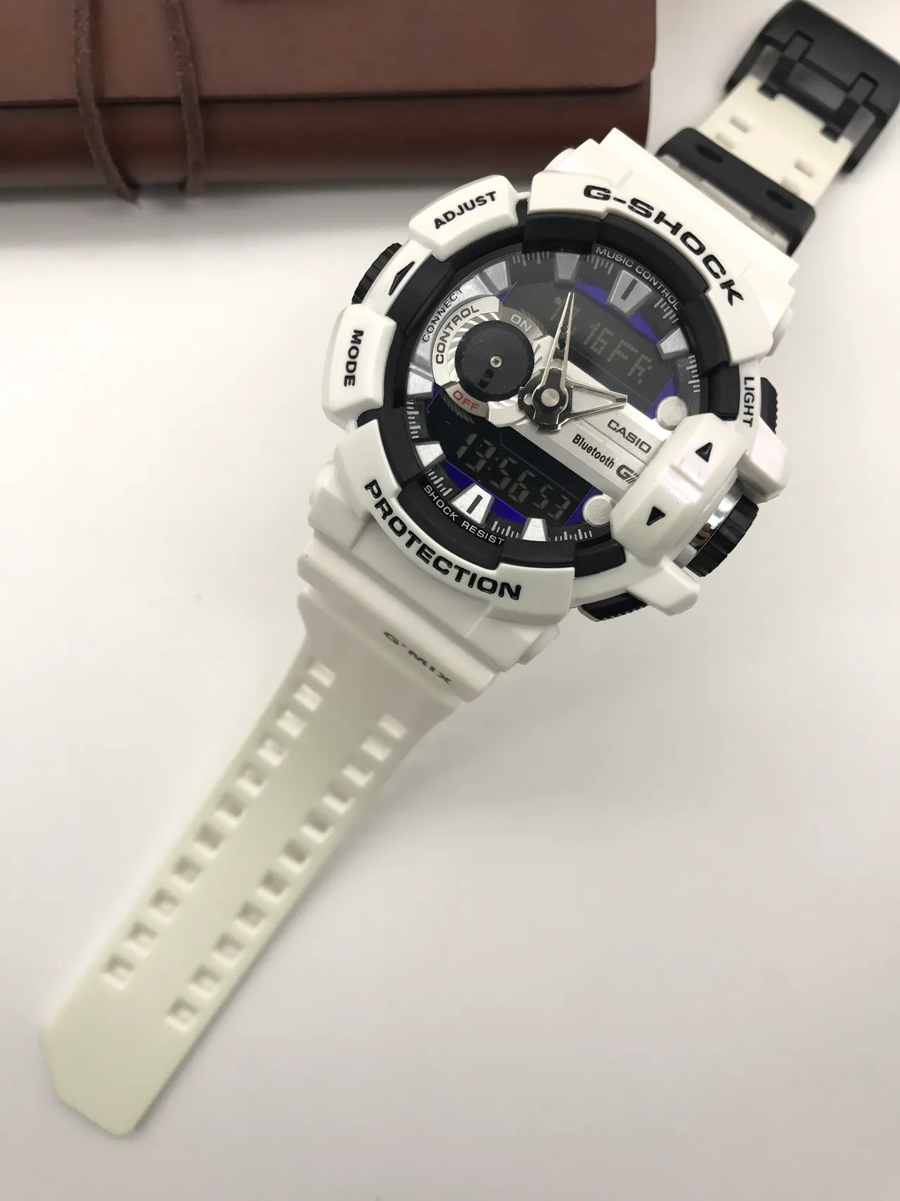 Casio G-Shock GA-2100 G-Mix White and Black Sports Watch 4