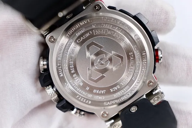 Casio G-Shock MT-G Black and Silver Sports Watch 4