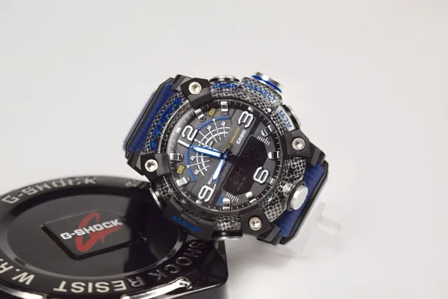 Casio G-Shock Mudmaster Quad Sensor Black and Blue Sports Watch 7