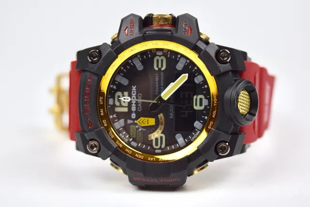 Casio G-Shock Mudmaster Red and Black Sports Watch 2